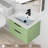 Sharee Wall Mounted Single Bathroom Vanity Set With Sink Top, Zinc Alloy Faucet And Drain, Floating Cabinet With Soft-close Drawers-779144748-779144749