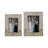 Boho Wood and Resin Photo Frame with MDF and Polyresin Construction.-672409767