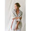 Serviette ivoire cerise Kendal