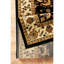 Polypropylène classique 2 pi 7 po Tapis noir X 3, motif intégral, chaleureux et traditionnel