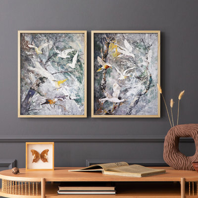 ANIMALS Series XVII - reproduction encadrée de qualité supérieure - prête à être accrochée - aucun clou requis - aucun clou requis