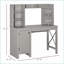 Bureaux, bureau de maison de ferme avec huche & amp; Armoire de rangement pour bureau, gris clair | Panneau de particules