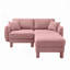 Canapé 2 places en tissu avec 2 coussins cle Boucle-196290319