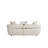 Capri Modern Curved Upholstered Loveseat