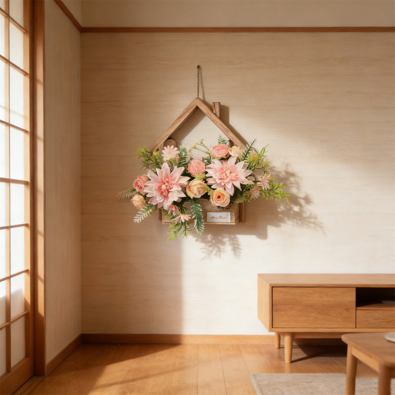 Wall-Mounted Artificial Flower