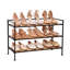 Étagère à chaussures 3 niveaux (12 paires) empilable en résine-672090941