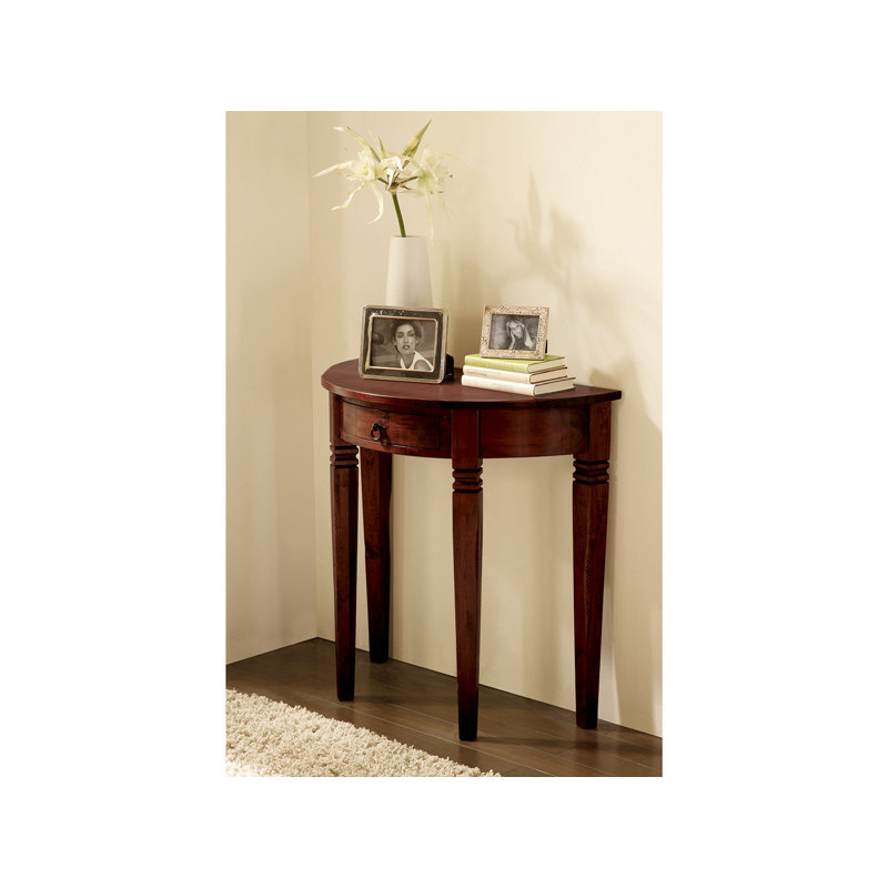 Devonport 80cm Solid Wood Console Table, Brown