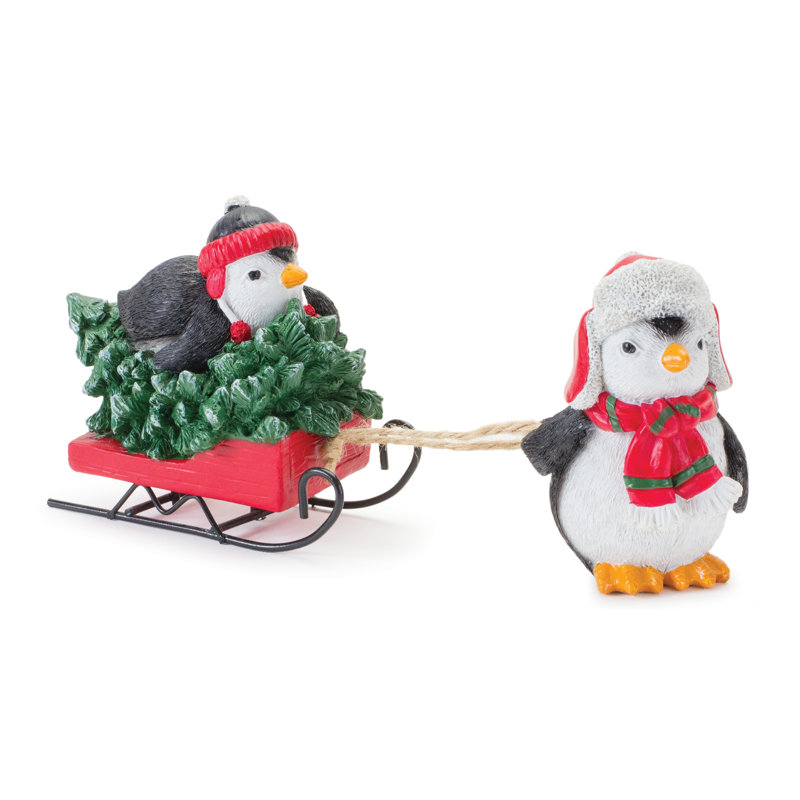 Figurine pingouins ludiques (ensemble de 2)