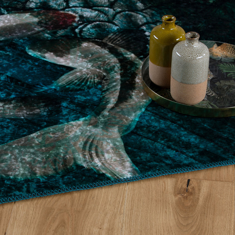 Catryn Uni Jacquard Area Rug, Rectangular 160 x 230cm