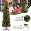 Arbre de Noël artificiel pré-éclairé (ensemble de 2)-372961080