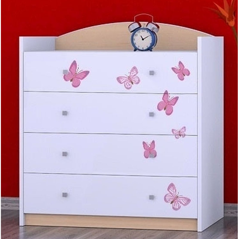 Newcastle Kids 4 - Drawer Chest, Beige