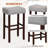 Upholstered Counter Stool with Solid Wood Frame-1151415210-1151415209