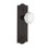 Meadows Plate with White Porcelain Door Knob