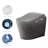 Modern Intelligent Toilet Without Water Tank, With Bidet, Automatic Flushing, Automatic Opening/Closing, Foam Shielding Function, Matte Gray-119332361