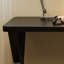 Bureau d'écriture rectangulaire en bois massif noir-1670840554-1670840532