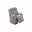 Fauteuil 1pc avec fauteuil inclinable en frêne couleur velours côtelé de salon