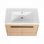Ensemble de meuble-lavabo de salle de bain avec lavabo à poser en résine, 2 portes-115688468-115688469