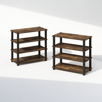Ensemble de 2 tablettes sur pied 17 niveaux à 4 niveaux Durso