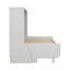 Lit escamotable double avec bureau
