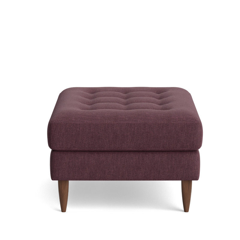 MCM Ottoman, Performance Weave - Aubergine