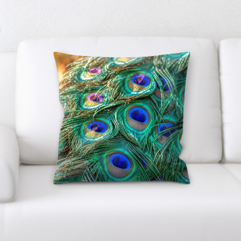 Animal Print Microsuede Throw Pillow