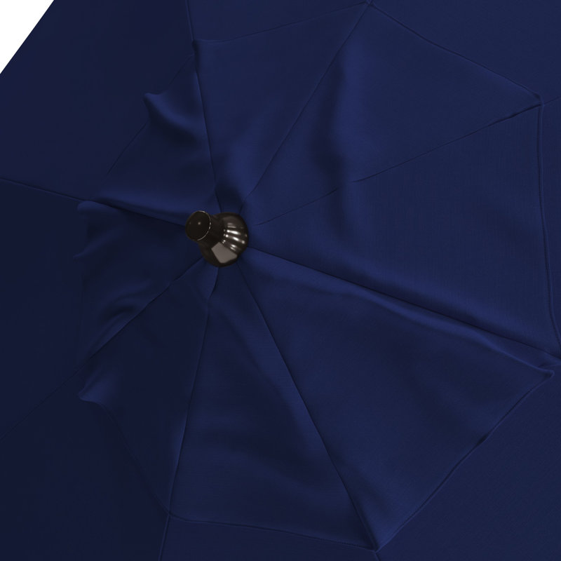 Parasol de marché 9 pi Jelks, Bleu véritable