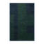 Tapis bleu en treillis lavable à la machine