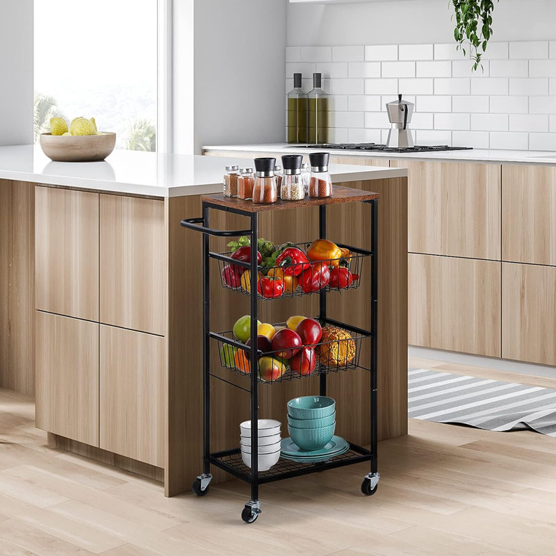 35.4 in. H x 16.1 in. W Utility Cart