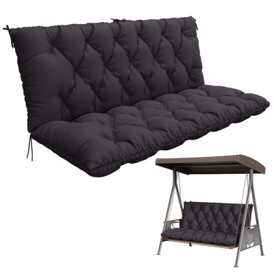 Coussin d'extérieur imperméable pour banc de jardin