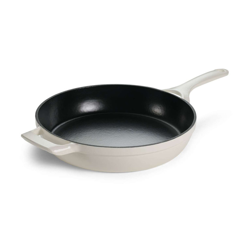 Tramontina Enamelled Cast Iron Skillet 30 cm, White