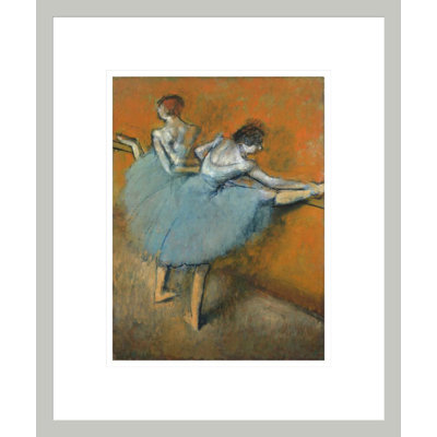 «Dancers at the Barre» par Edgar Degas, impression giclée encadrée