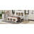 Farmhouse Wooden Platform Bed, Modern Platform Bed with Wooden Strip Decoration, Plywood Slats Support-2108928993-2108929006