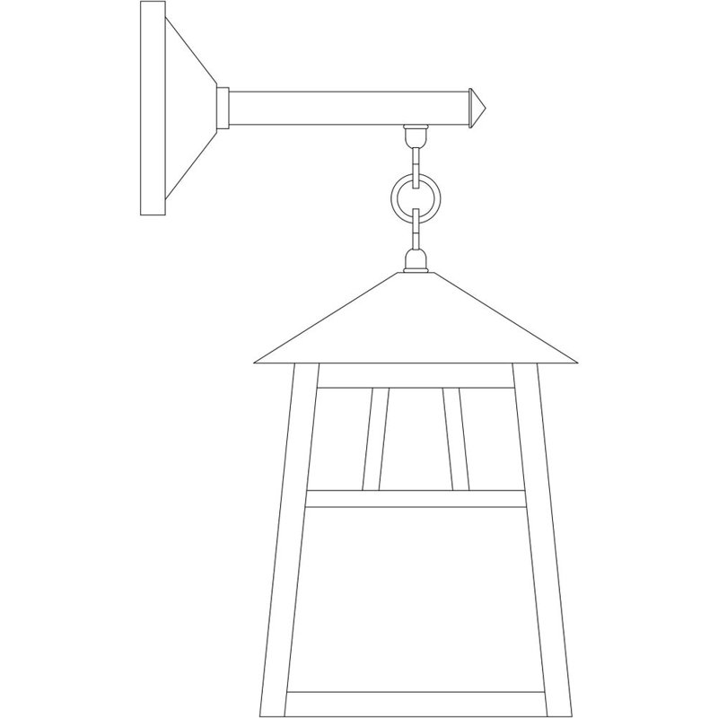 Lanterne murale d'extérieur 1 lumière Raymond, H 21,75 po x l 9,88 po x P 13,38 po, Brun rustique, Blanc opalescent