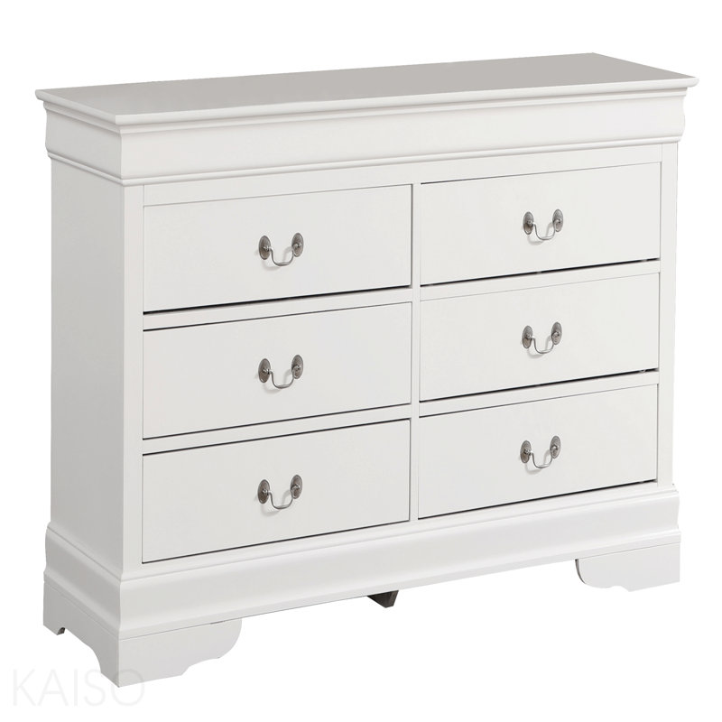 Commode, blanc, H 33 po x l 18 po x P 60 po, Blanc