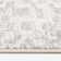 Bungalow Rose Magaw Gray/White Abstract Checker Indoor Polypropylene/Polyester Area Rug