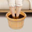 Seau de bain en bois