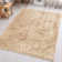 Irin Indoor/Outdoor Beige Fluffy Area Rug