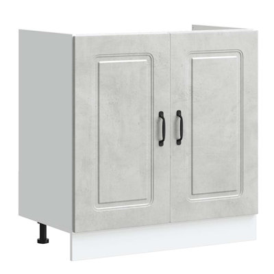 Armoire de base en bois d'ingénierie vidaXL 31,5 x 18,1 x 32,1 po
