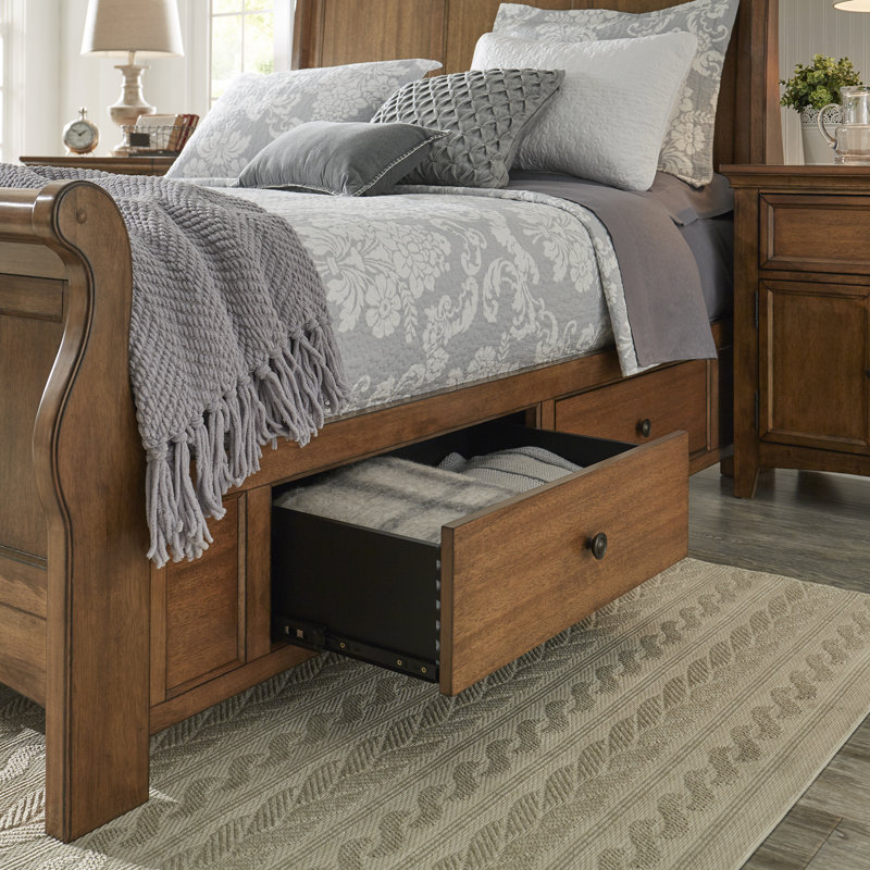 Melfa Bed, Antique White, King