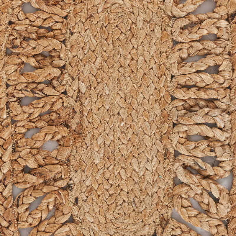 Cokato Jute Geometric Round Placemat