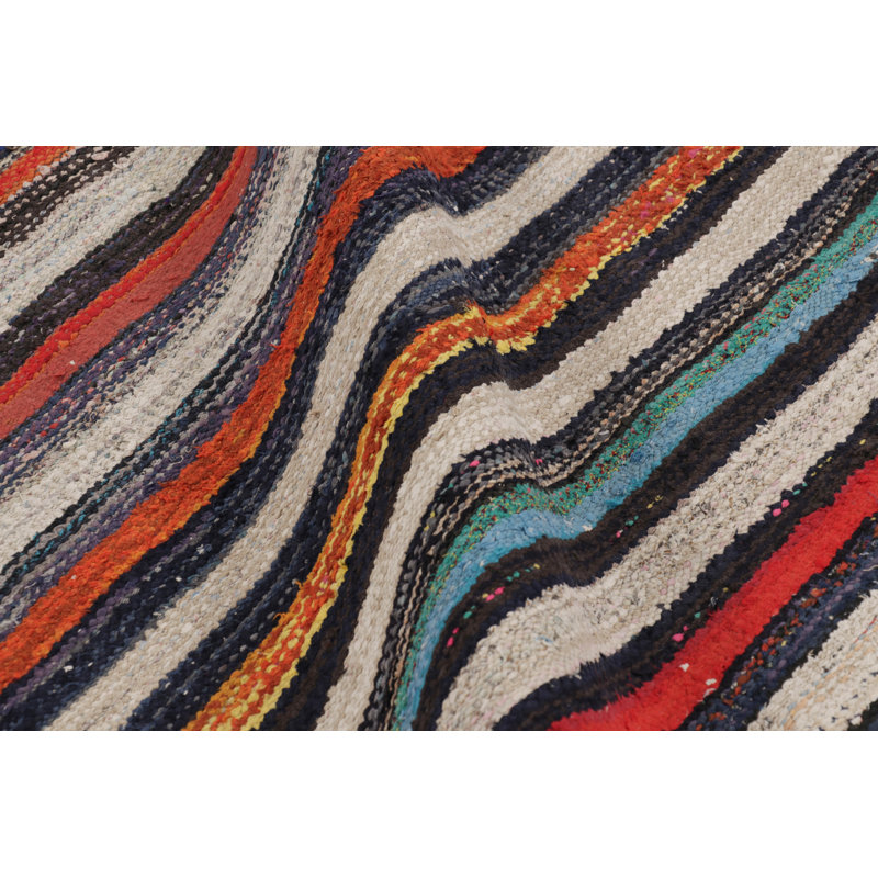 Kilim & Flat Weave One-of-a-Kind 3'11X8'1 Area Rug