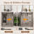 36" Bathroom Vanity With Sink, Faucet, Mirror, Sliding Barn Door, And Drawers-382758372-392099608