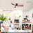 52 Inch Ceiling Fan With Light, 3 Solid Wood Blades,Remote Control,6-Speed Reversible DC Motor For Bed Room,Dining Room,Living Room.