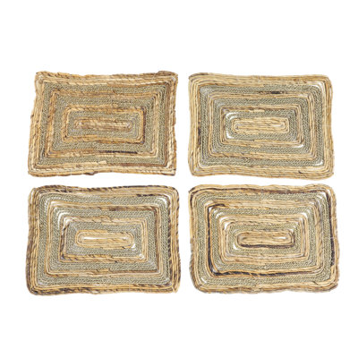 Vika Jute Abstract Rectangle Placemat