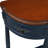 52" Retro Curved Wood Console Table