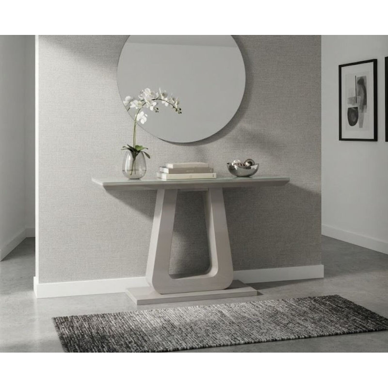 Console Gary en gris chaud