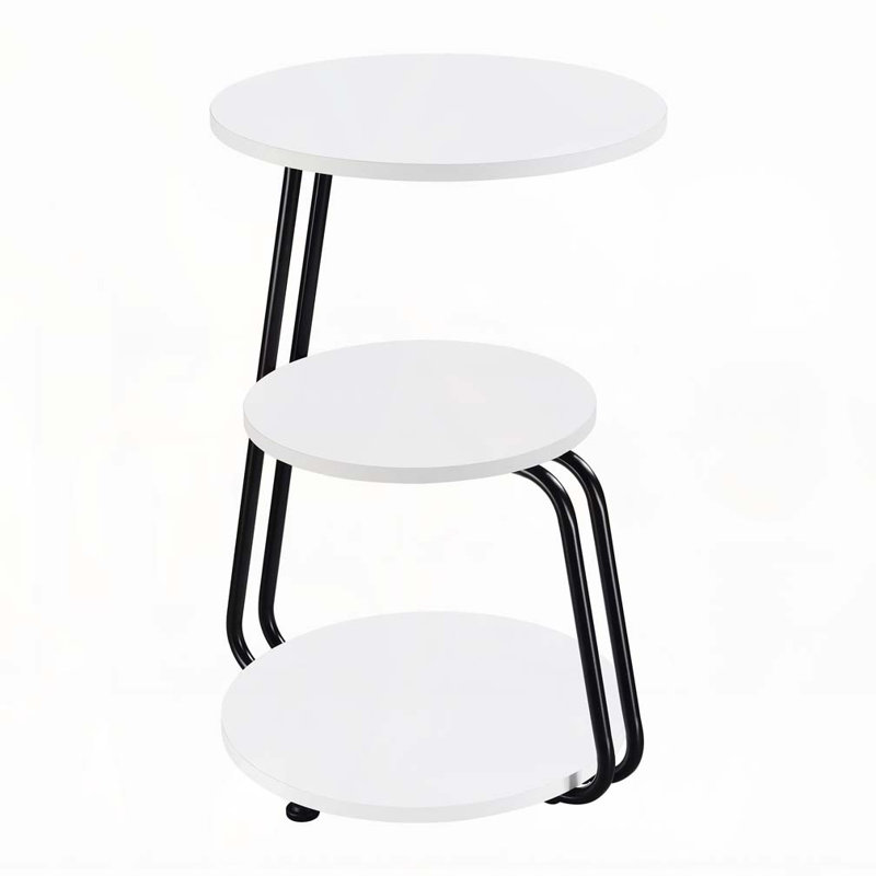 Table d'appoint ronde à 3 niveaux Dixon