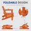 Chaise Adirondack pliante en PEHD Wolak avec porte-gobelet double-586590632