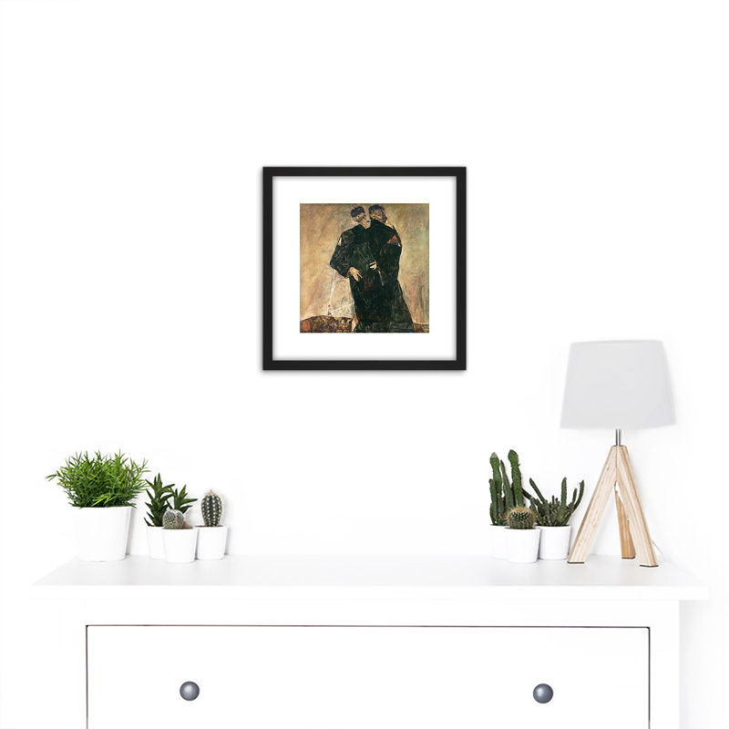 Egon Schiele The Hermits - Single Picture Frame Painting