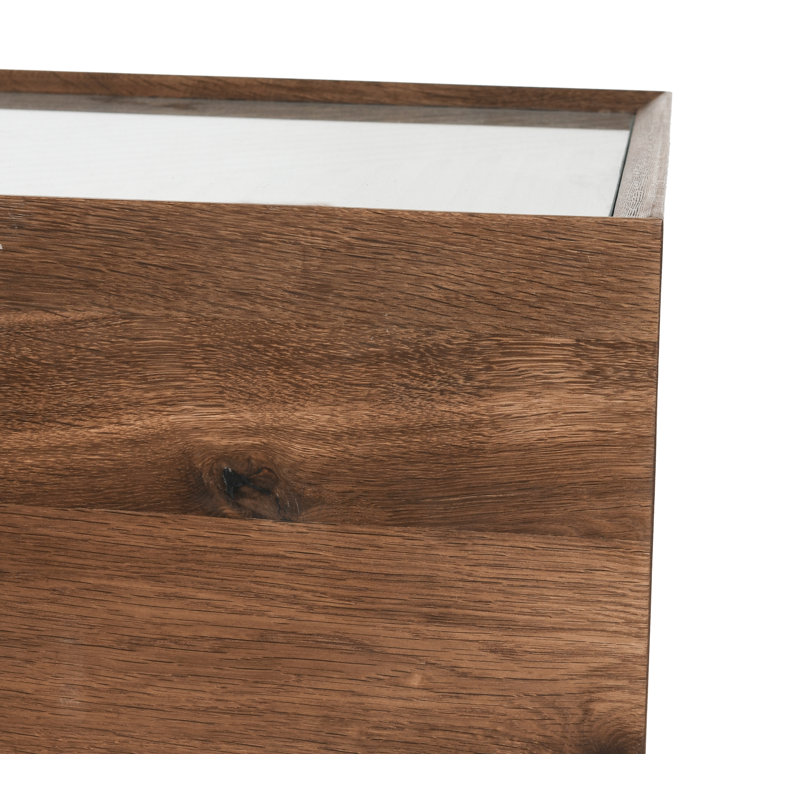 Santa Barbara 26" Brown Wood End Table